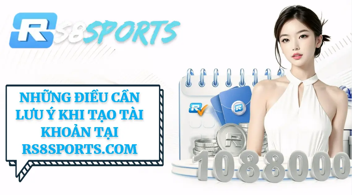 Những điều cần lưu ý khi tạo tài khoản tại RS8SPORTS.COM